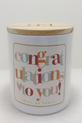 Congratulations to you