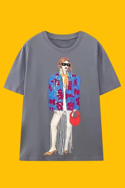 Girl Print T-shirt