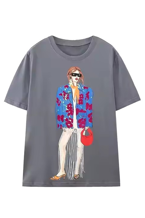 Girl Print T-shirt
