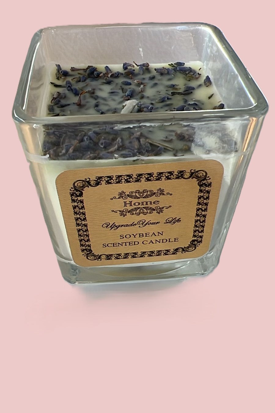 Coffee Candle Double Layered - Leafy - 7*7*7.5- Kf005
