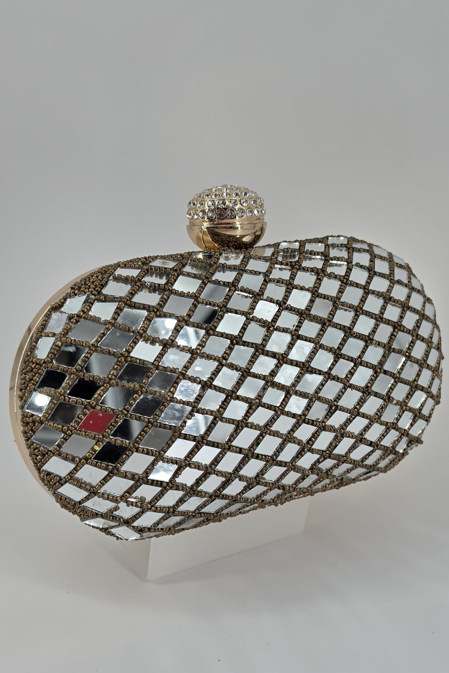 Silver golden Mirror Bag