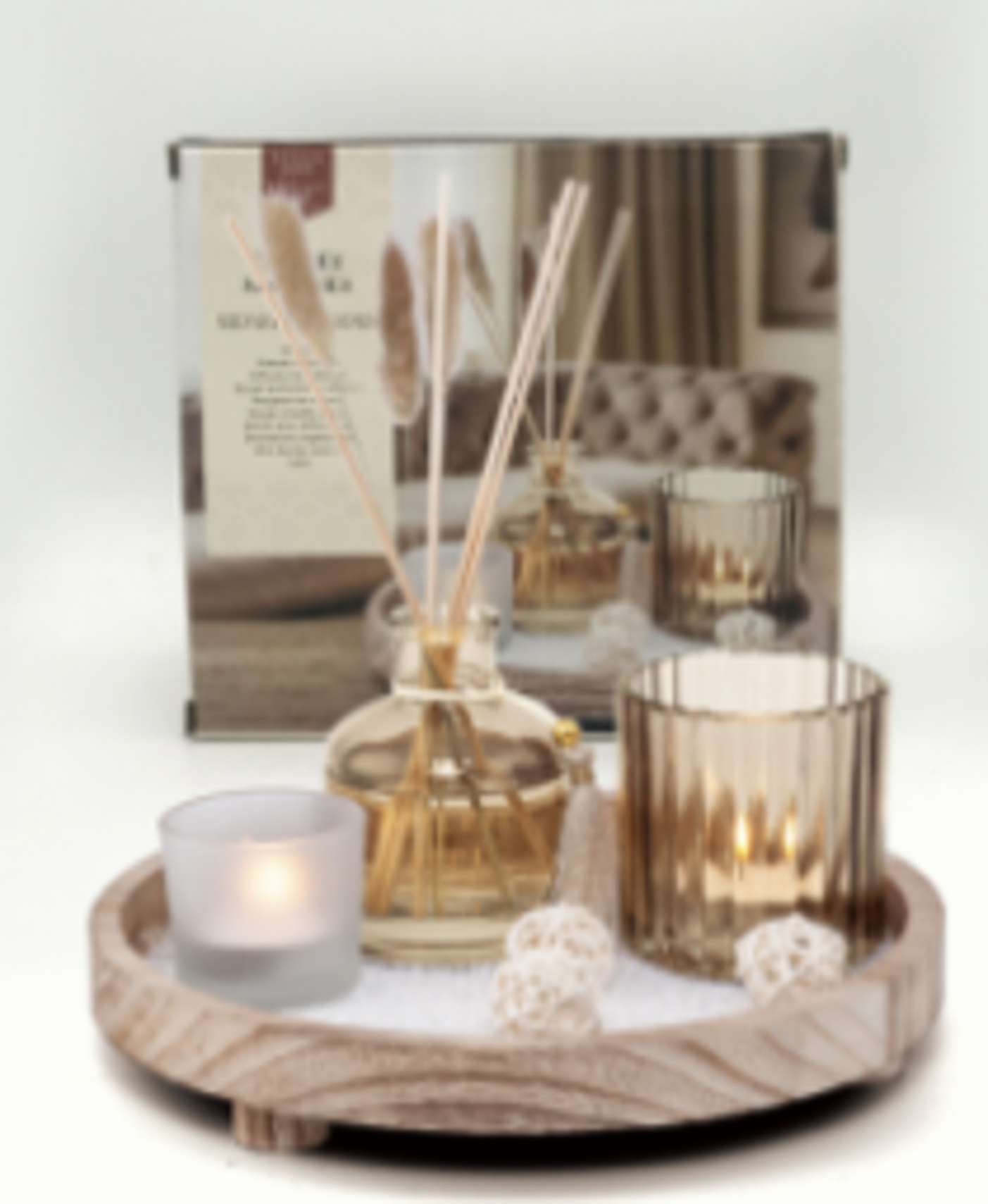 Home Camper Wooden Diffuser Set Axw8014-2