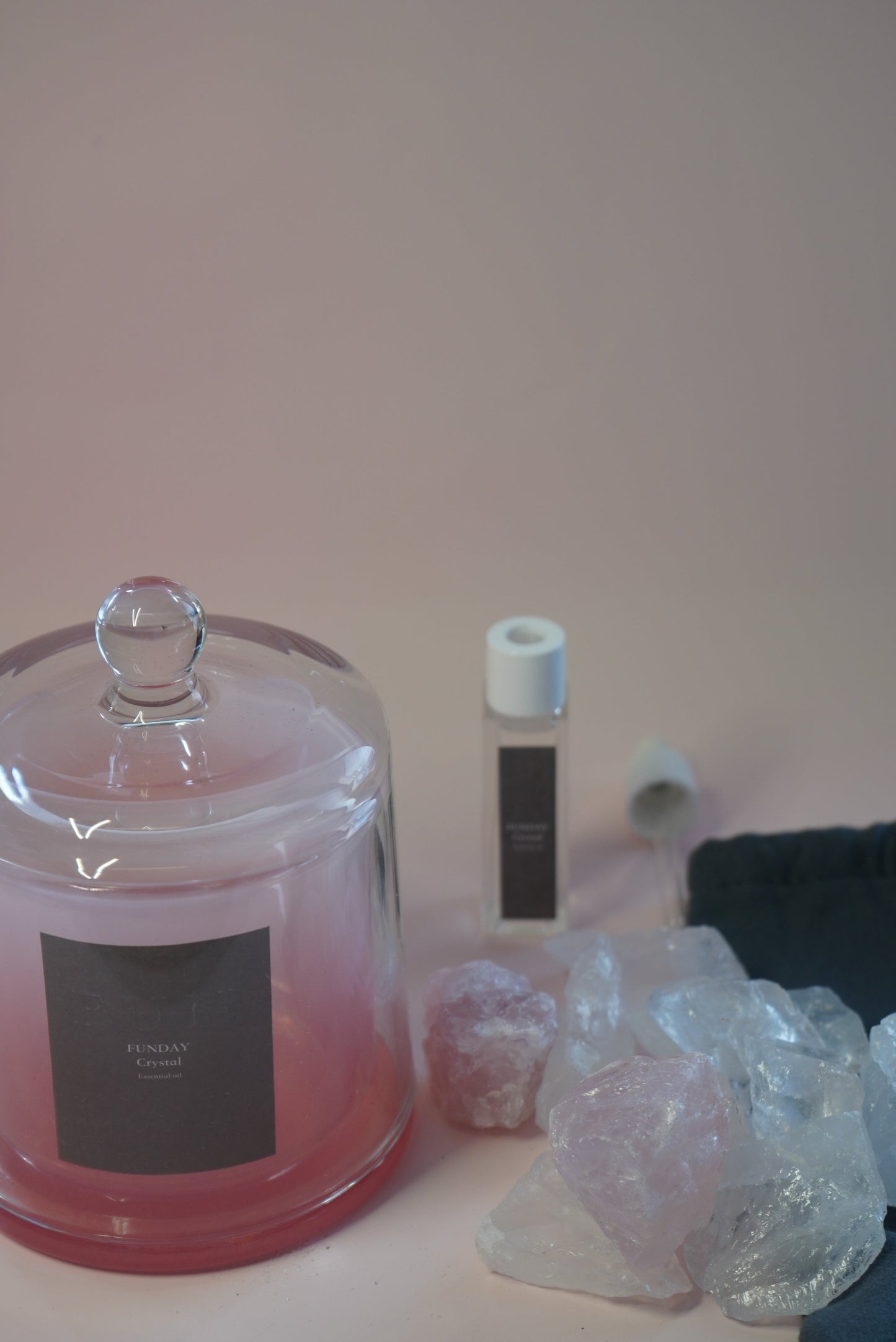 FUNDAY Crystal Aromatherapy Set – Pink