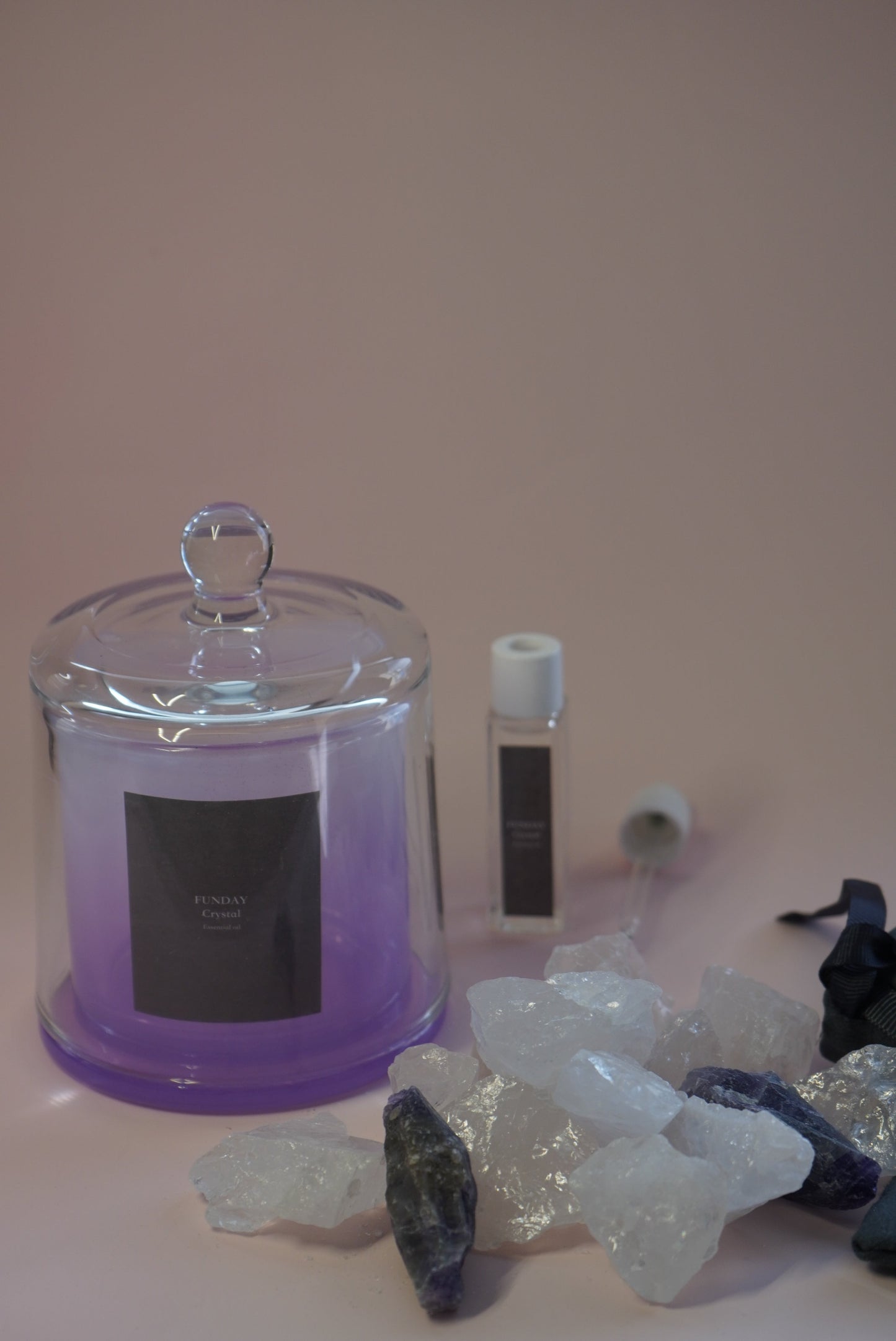 FUNDAY Crystal Aromatherapy Set – Purple