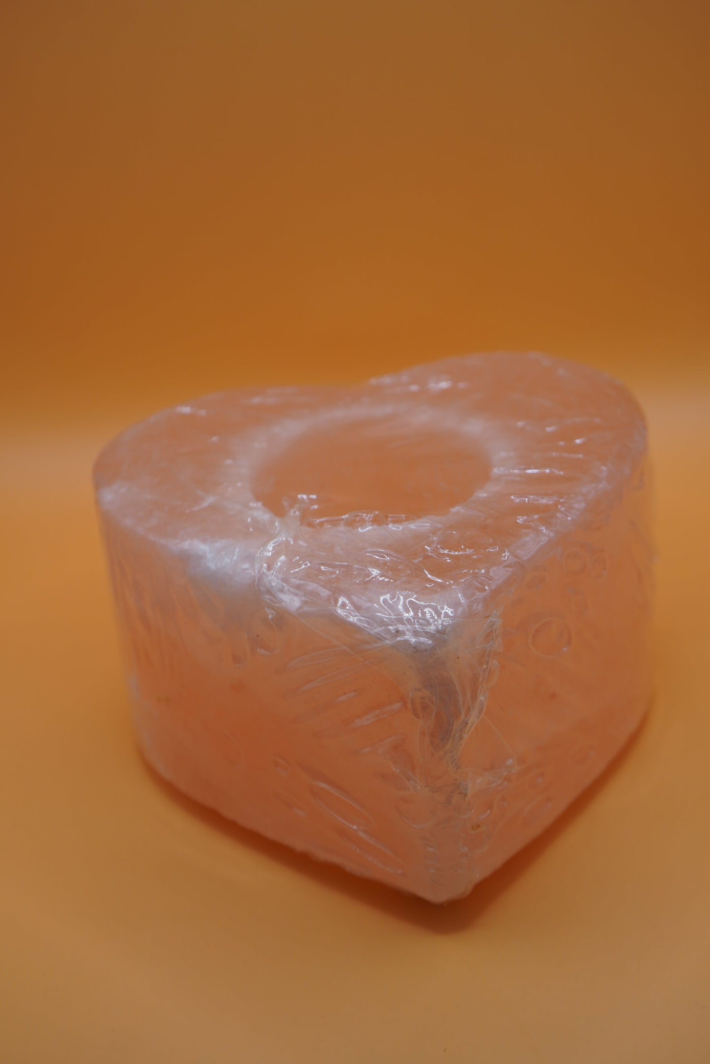 Heart-Shaped Himalayan Salt Candle Holder