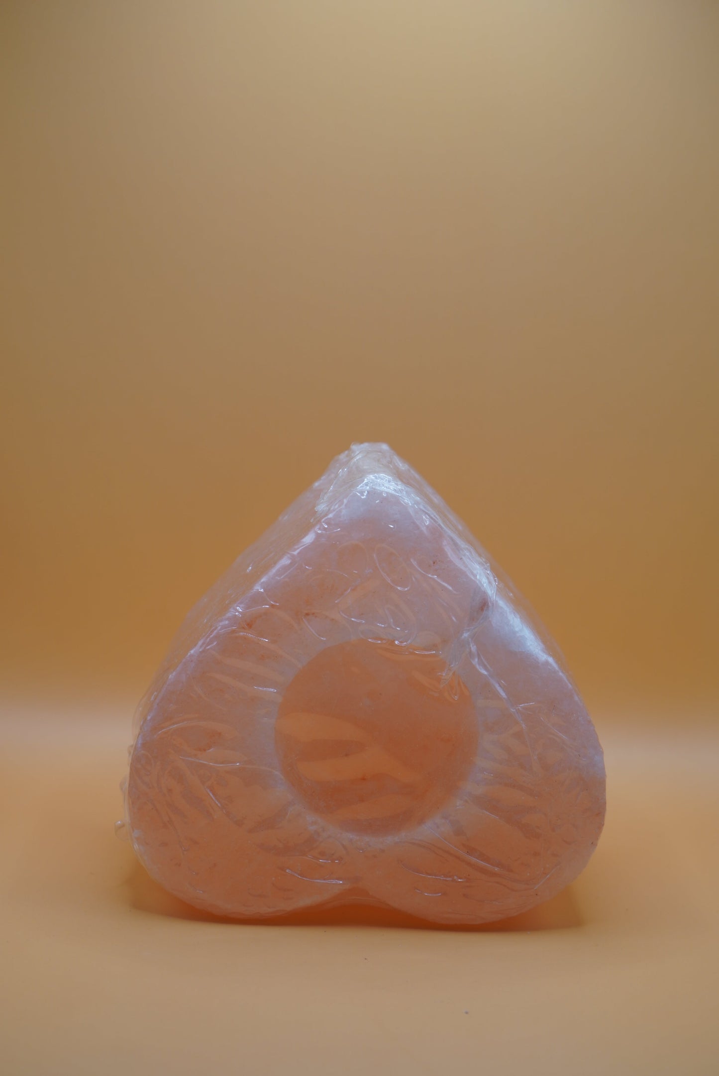 Heart-Shaped Himalayan Salt Candle Holder