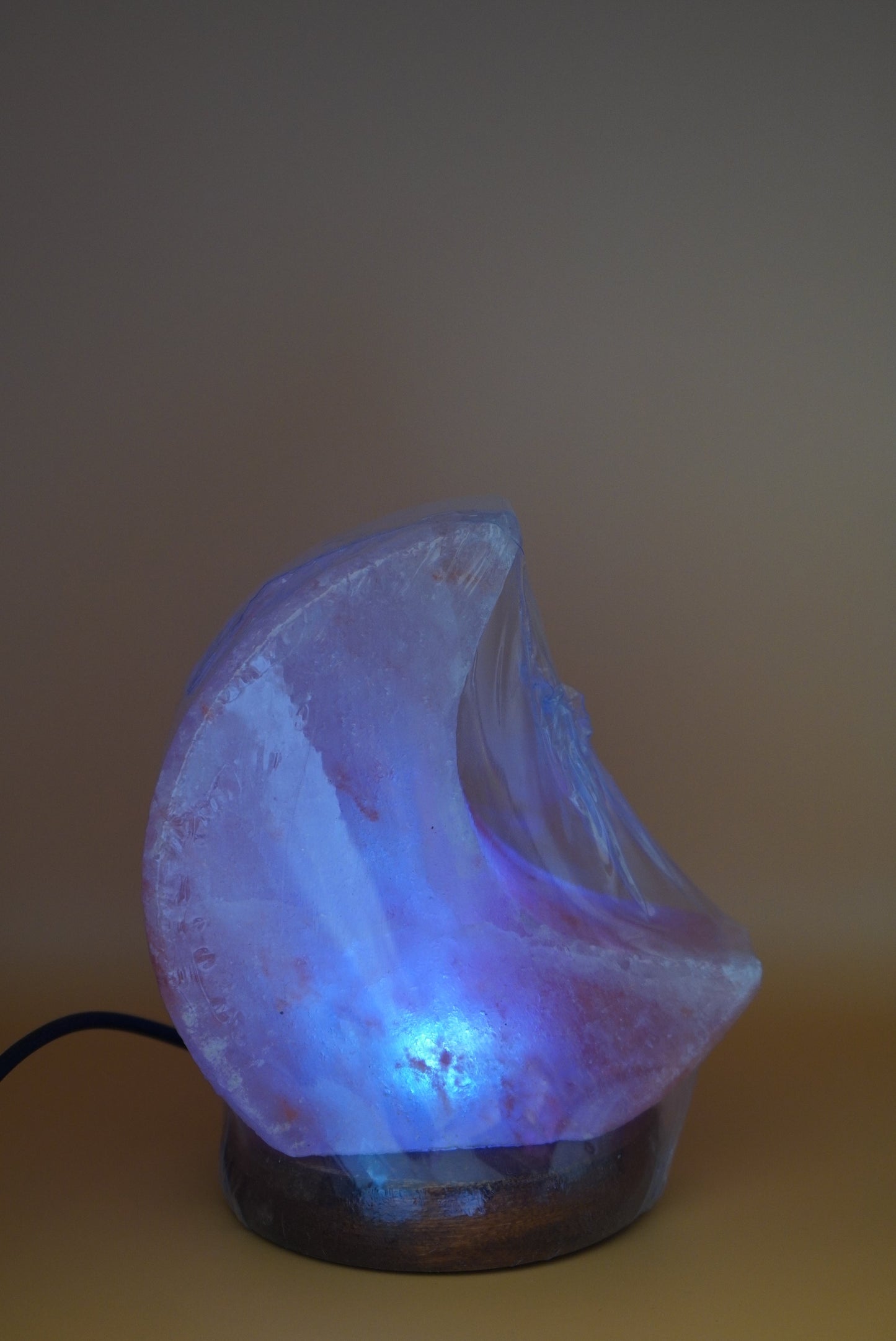 Moon-Shaped Himalayan Salt Lamp