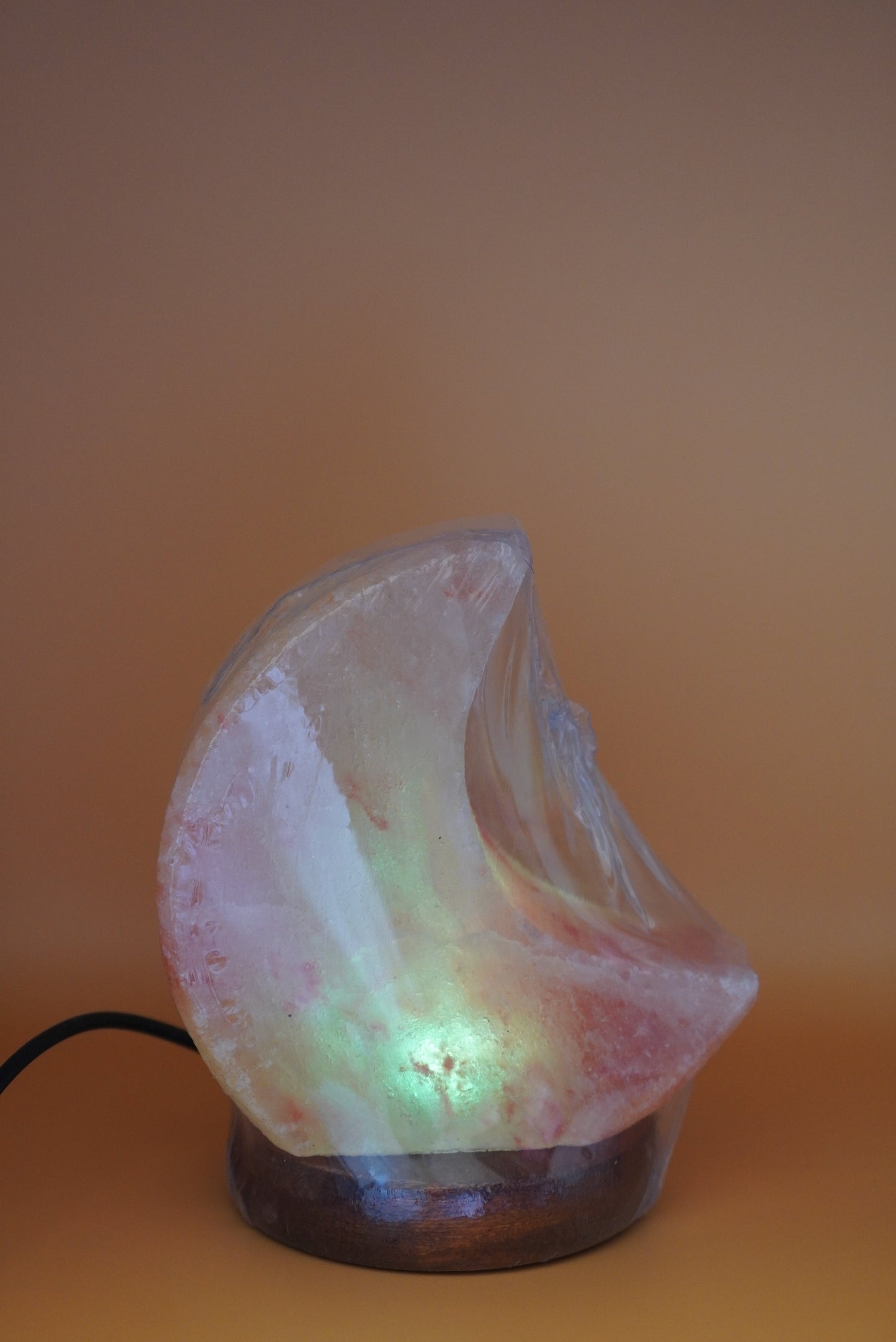 Moon-Shaped Himalayan Salt Lamp