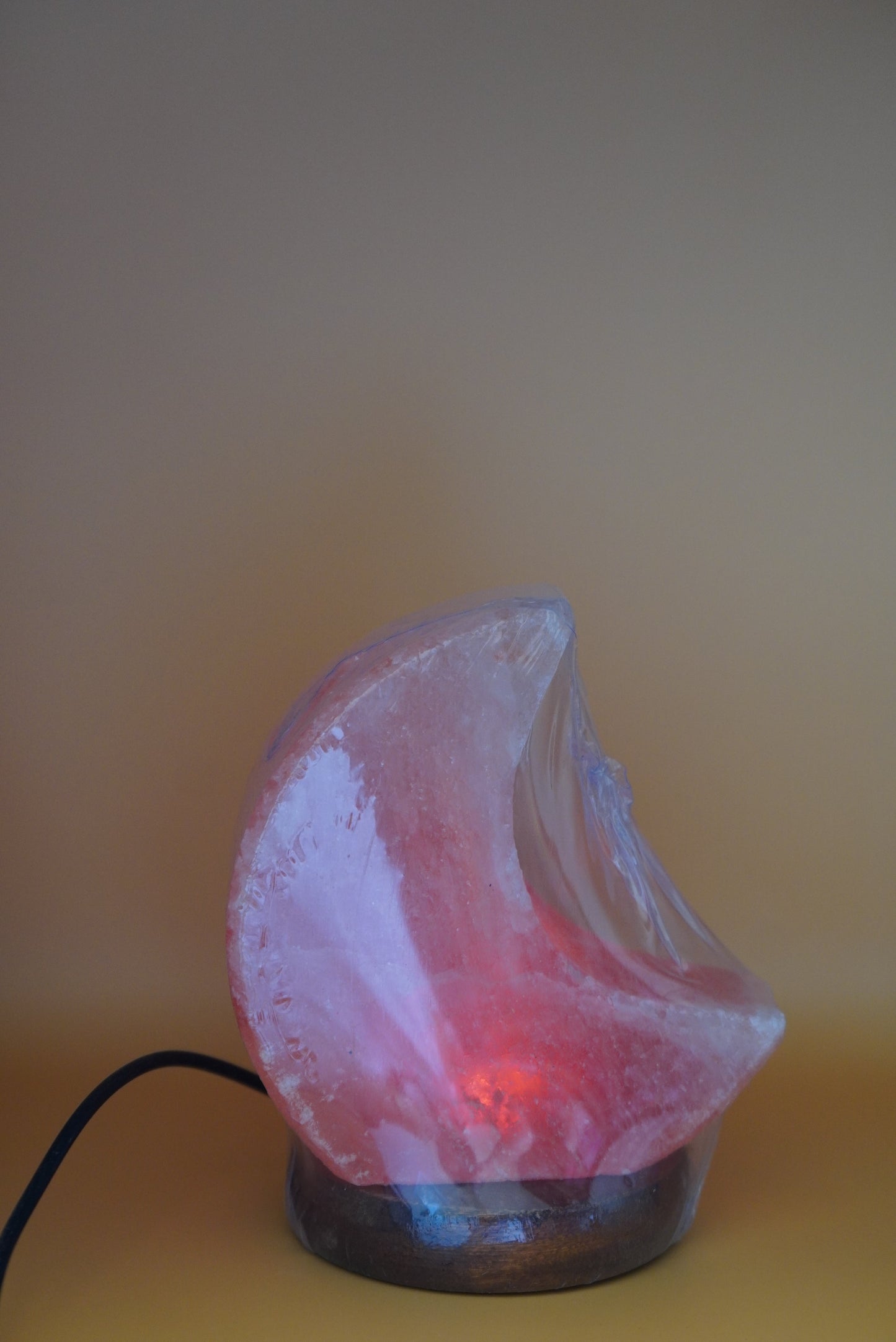Moon-Shaped Himalayan Salt Lamp