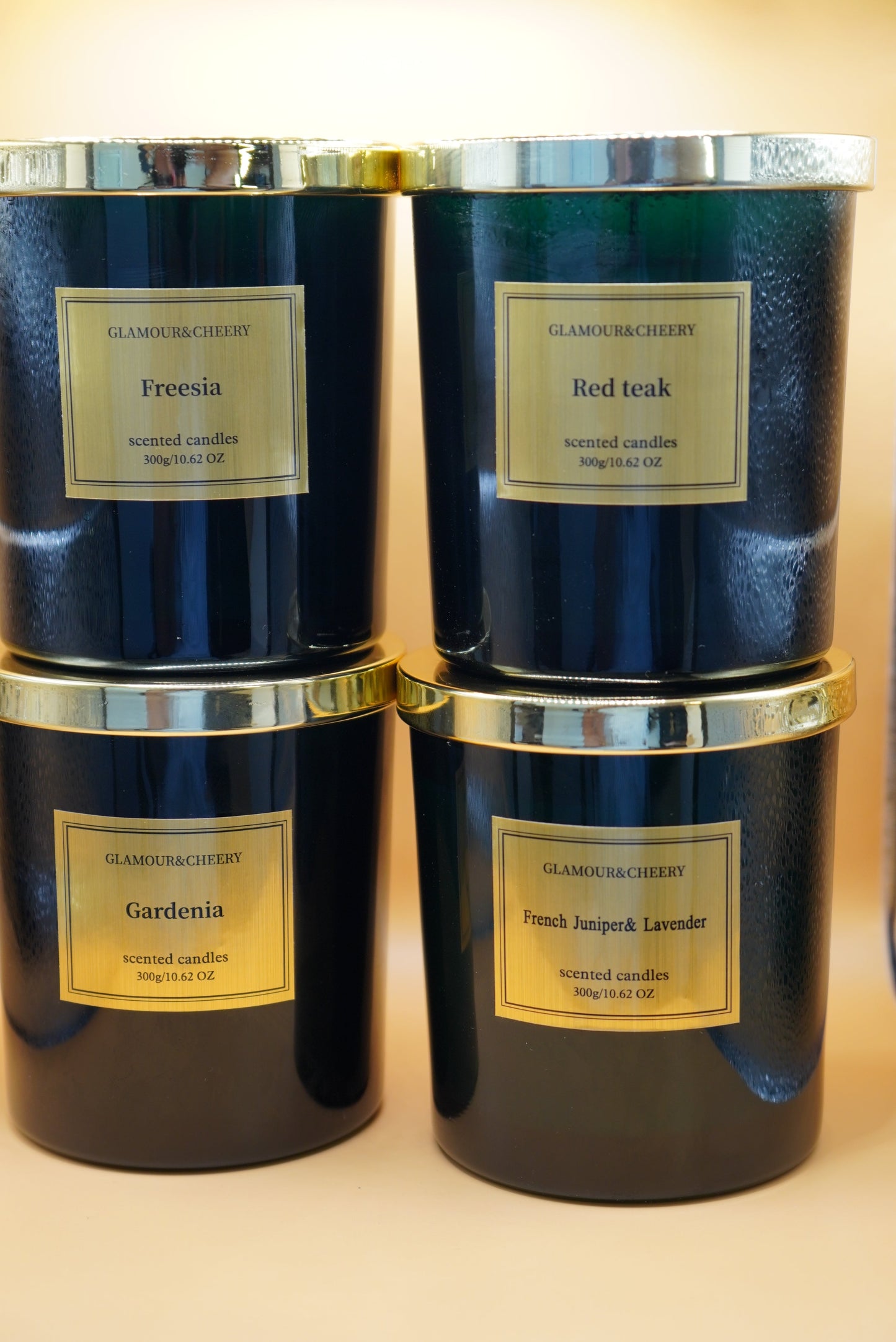 GLAMOUR & CHEERY Scented Candle (4 scents)