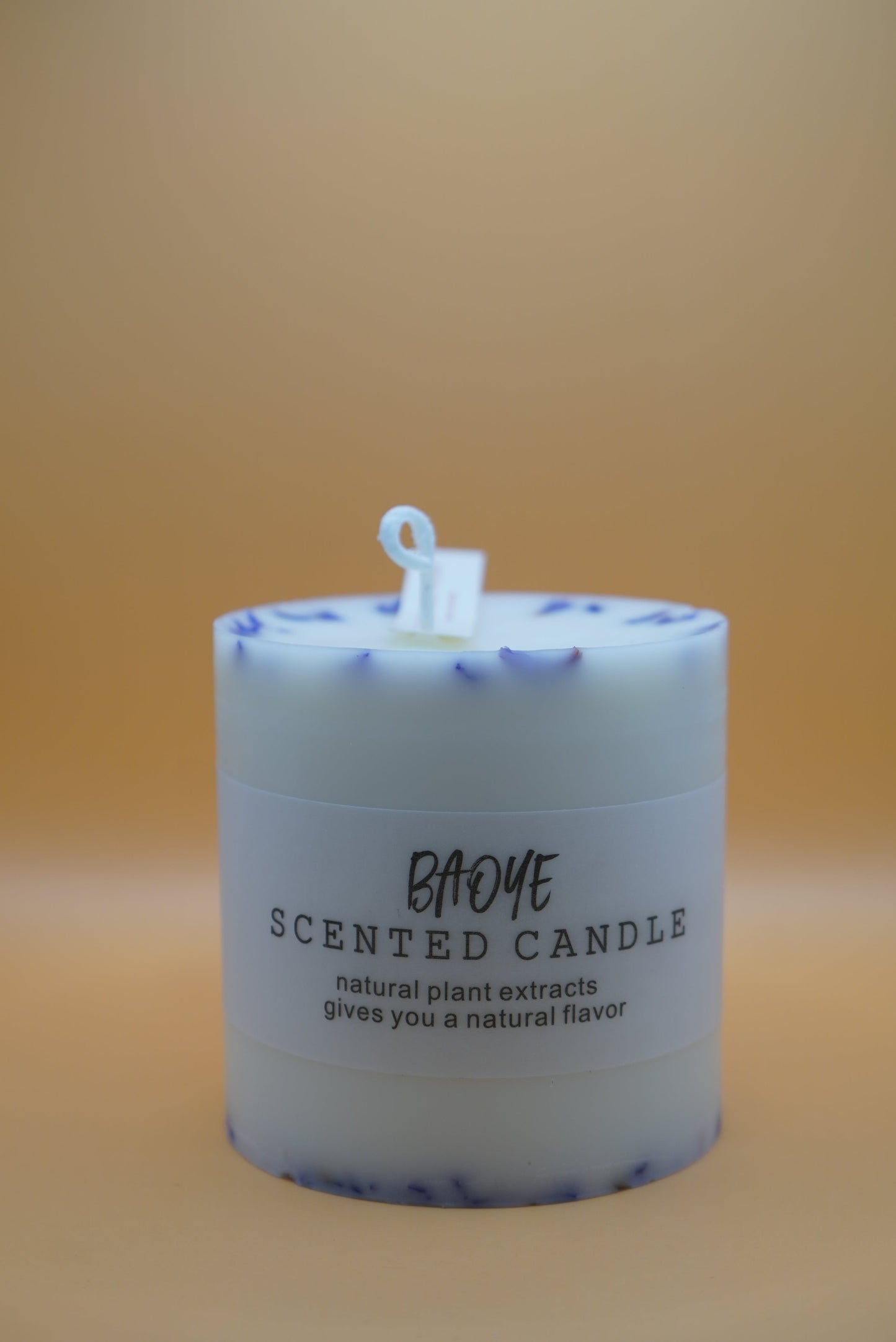 Scented Candle – Round Pillar Design with Natural Plant Extracts