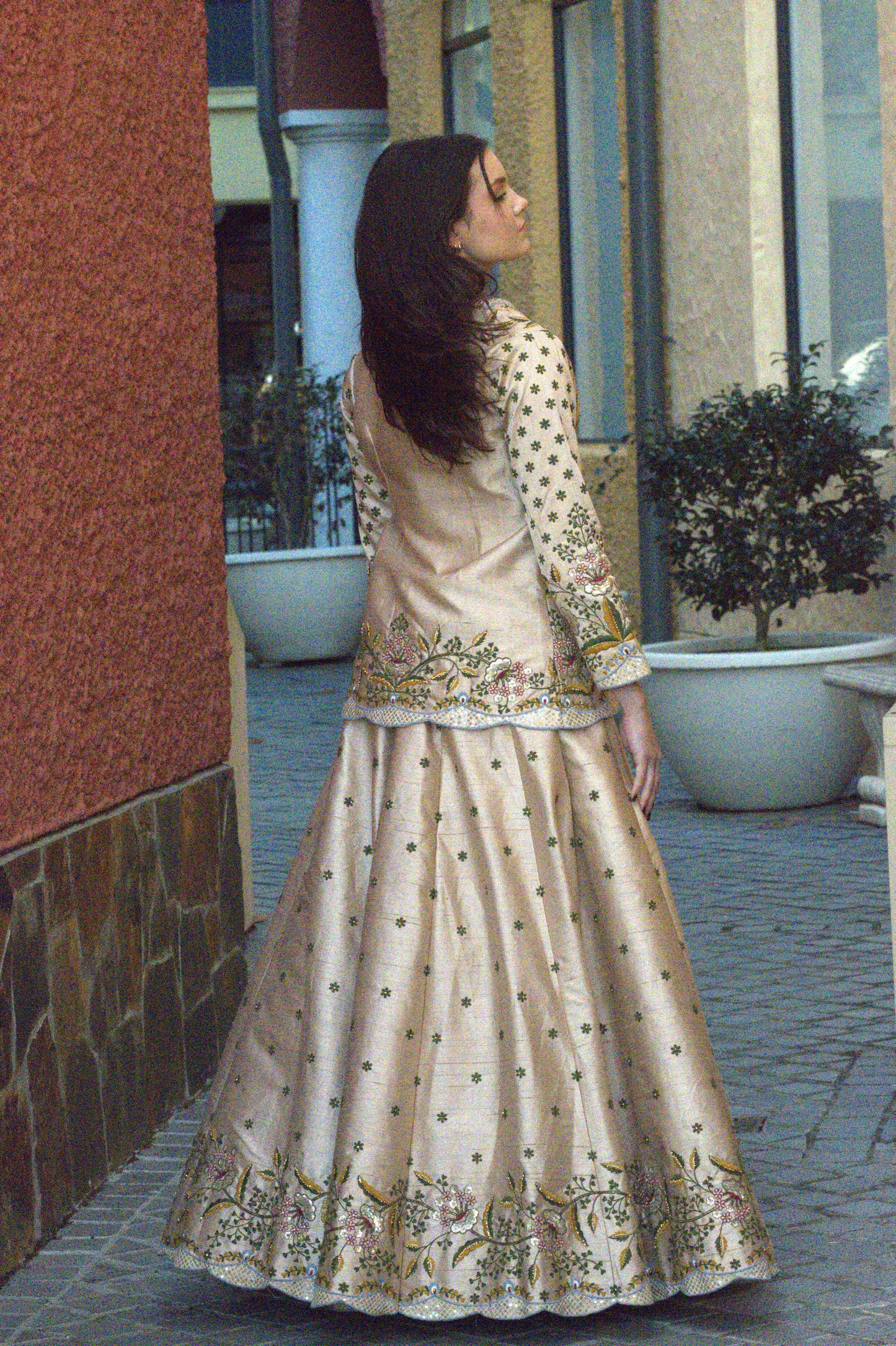 Gardens by the Bay Lehnga/ Skirt Set