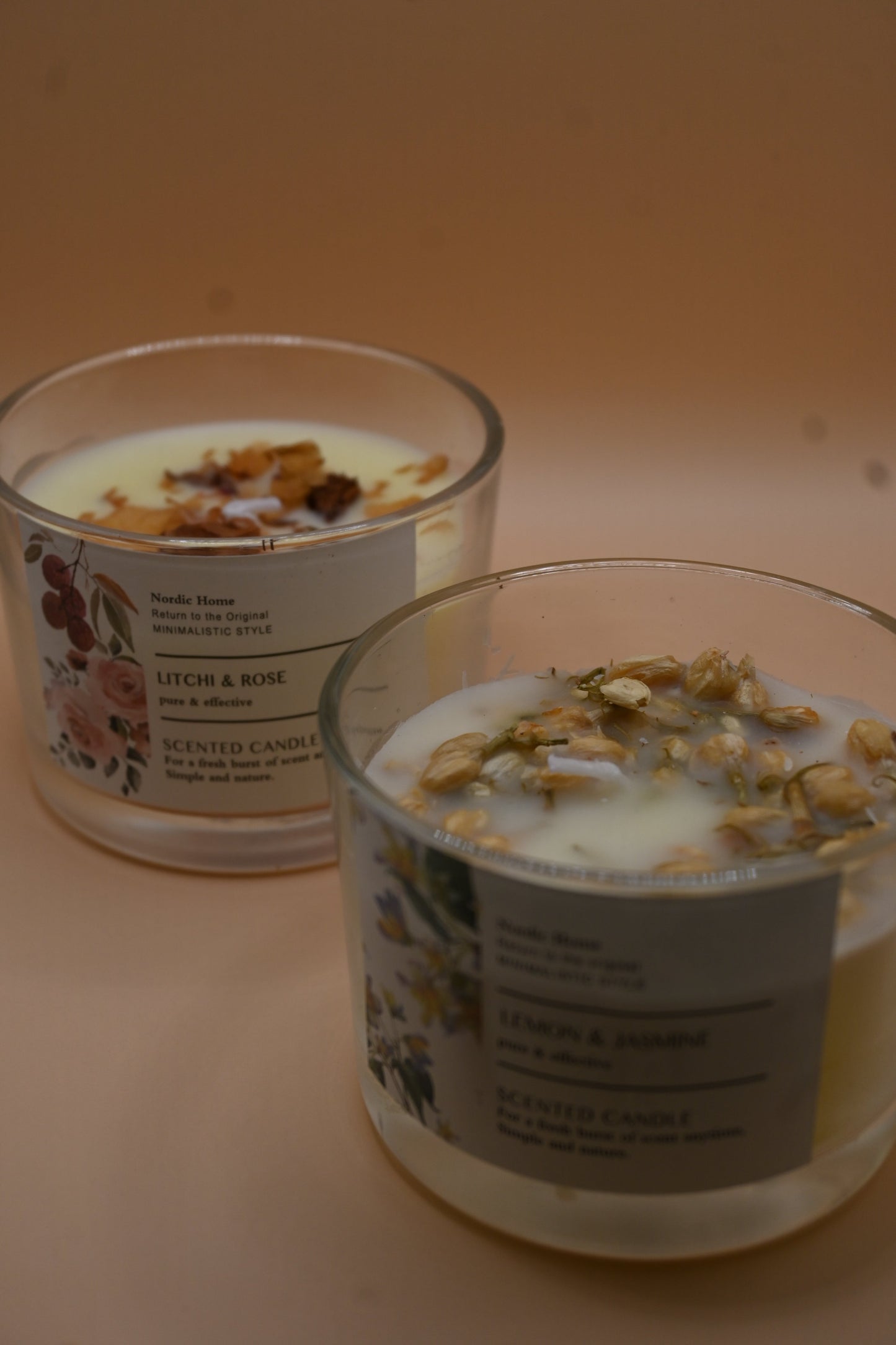 Scented Candle Collection – Nordic Home Fragrance- (Available in Set Of 4)
