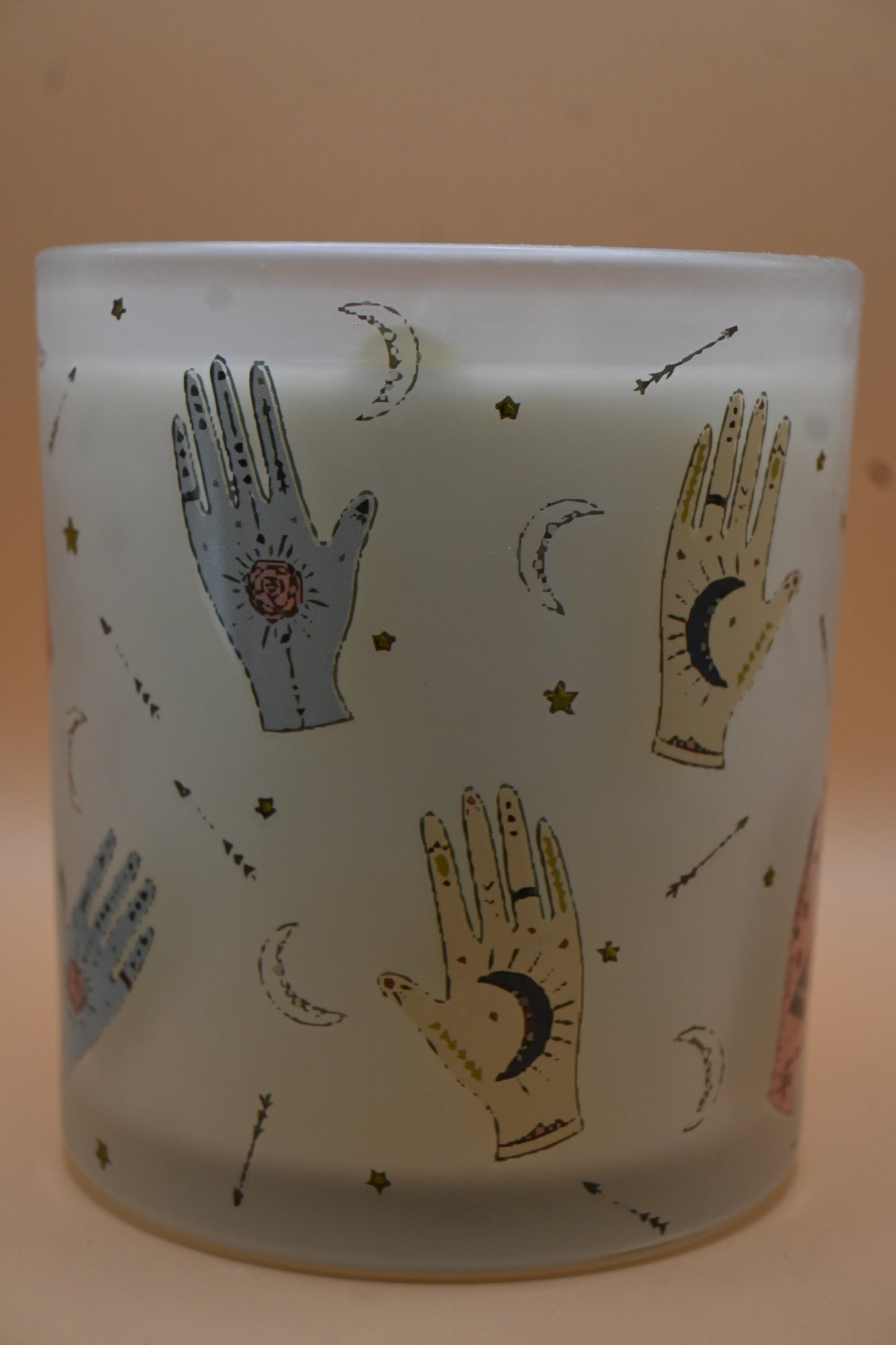 Celestial Hand and Moon Candle- 9.6*11