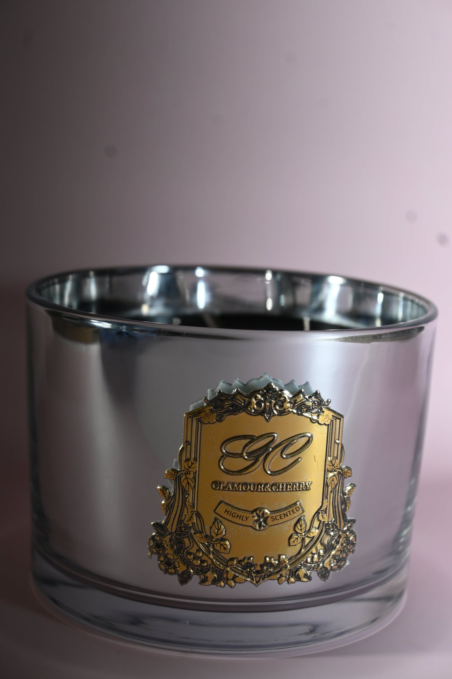 330G Gold Standard Silver Cup Candle In Box- 2 scents