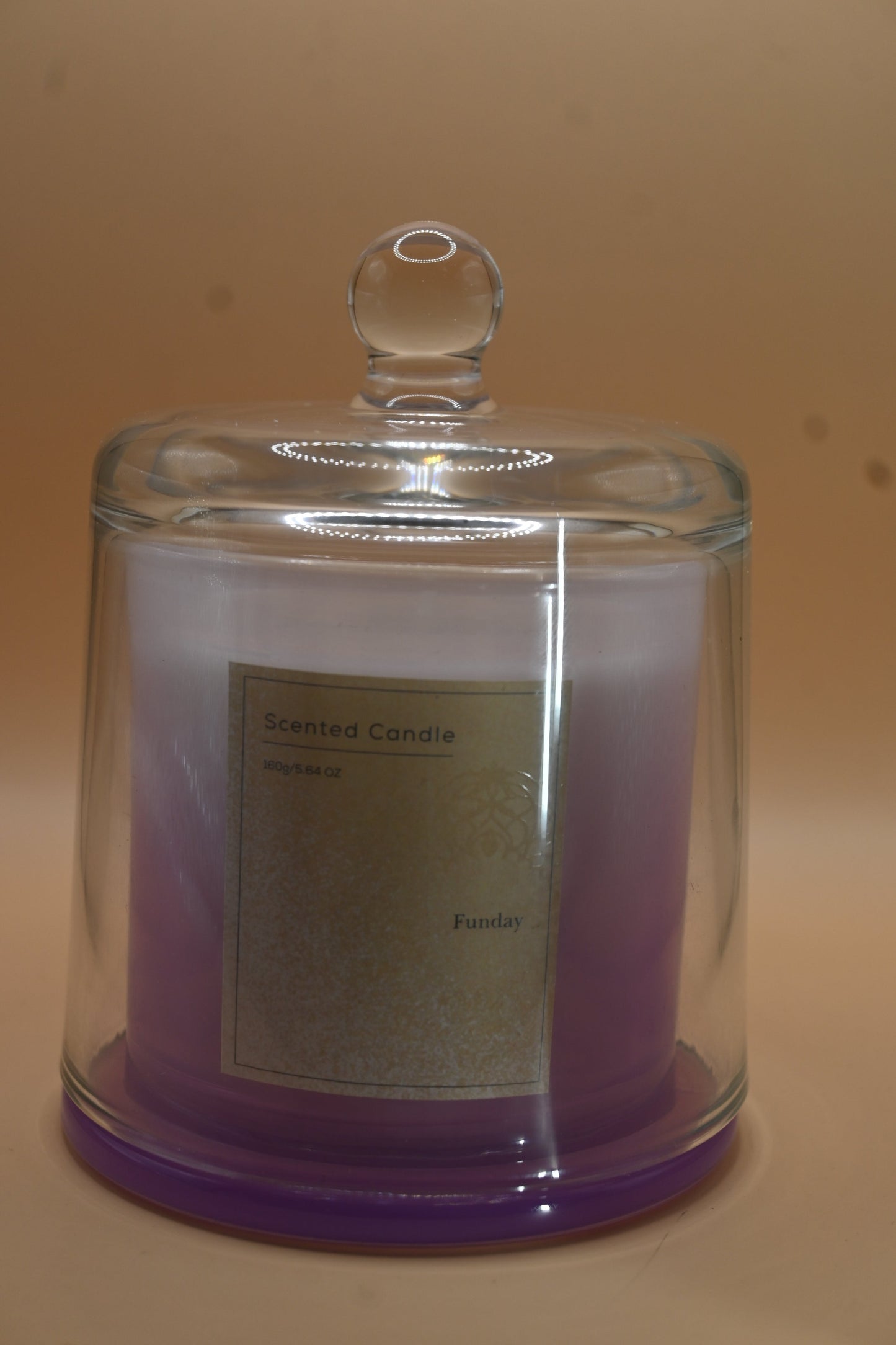 Aroma Candle 160G  9*11.5Cm 7266-2- Purple