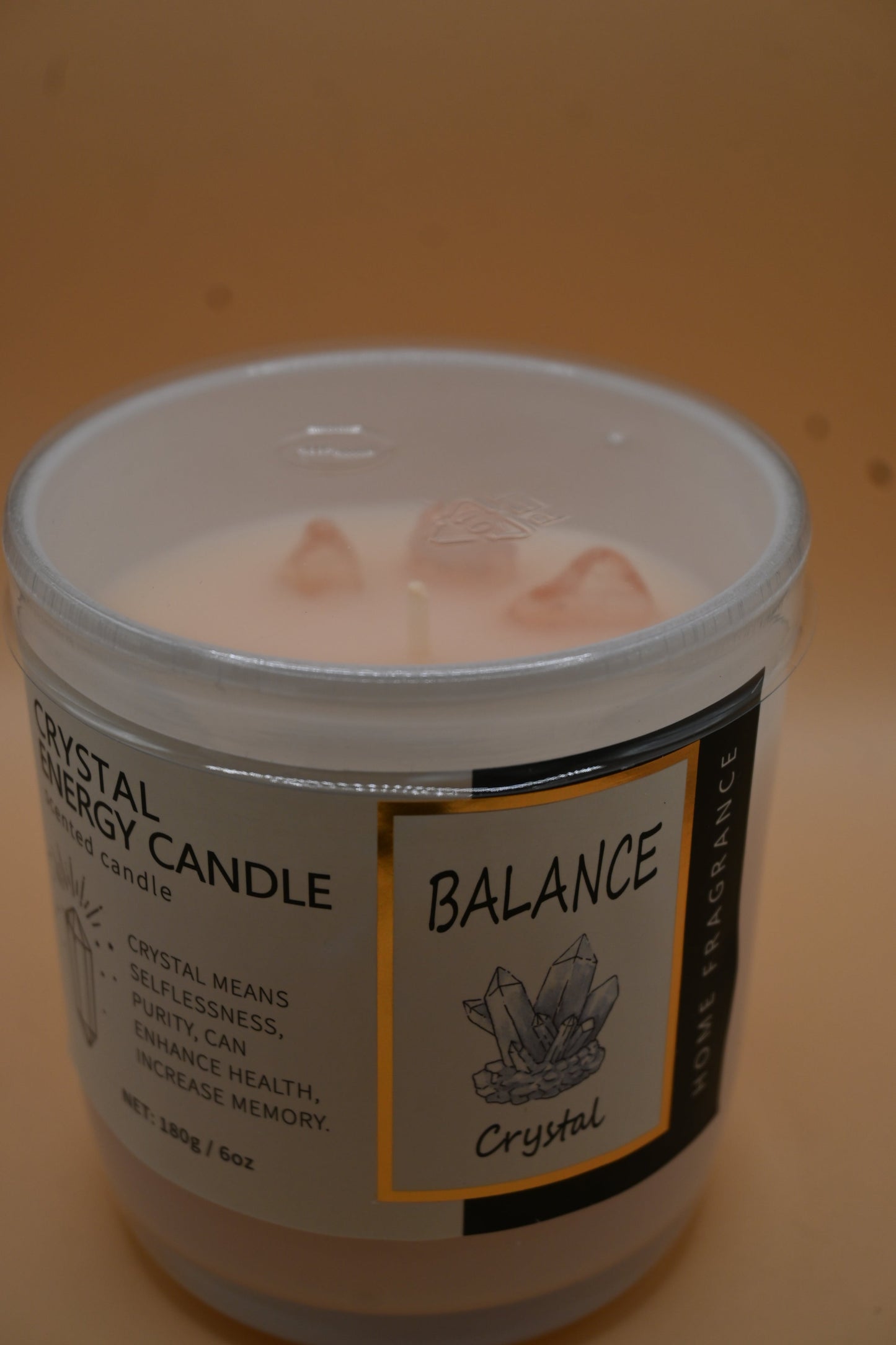 Crystal-Inspired Scented Candles Collection-(4 Scents)