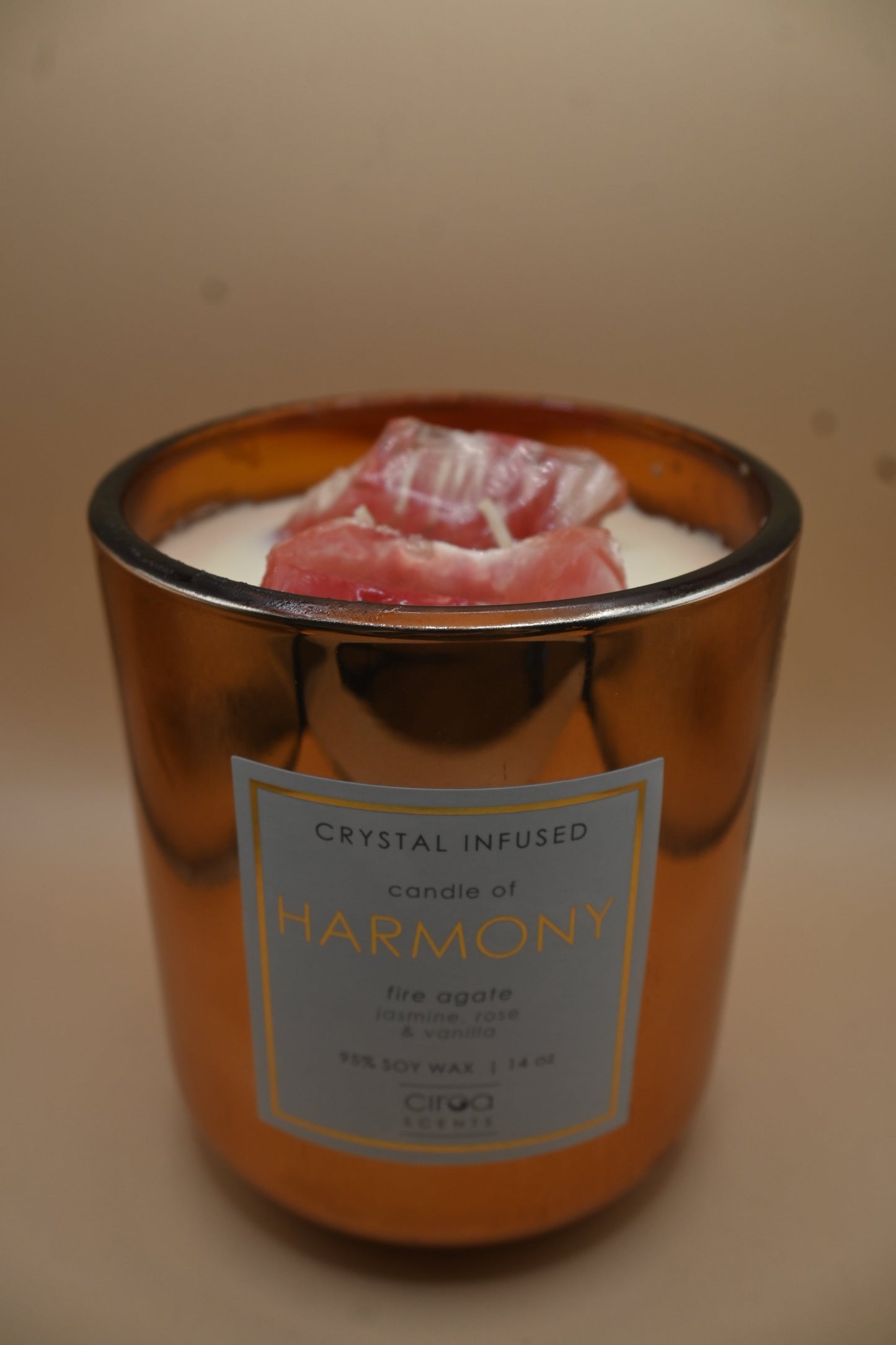 Harmony- Aroma Candle 9.6*11 Rose Gold