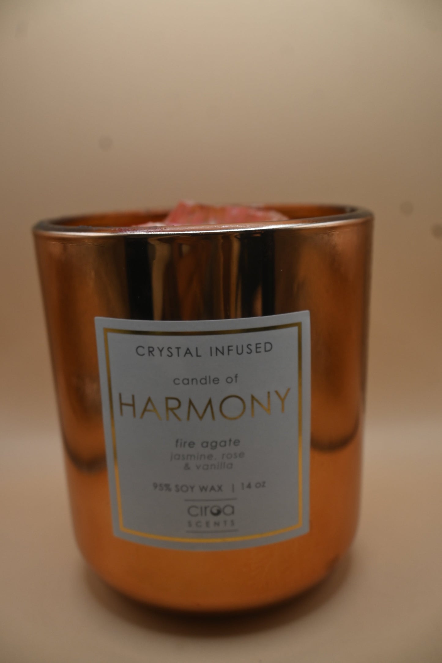 Harmony- Aroma Candle 9.6*11 Rose Gold