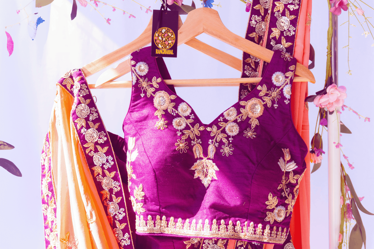 Lehenga Set - Purple