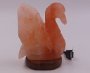 Swan-Shaped Himalayan Salt Lamp