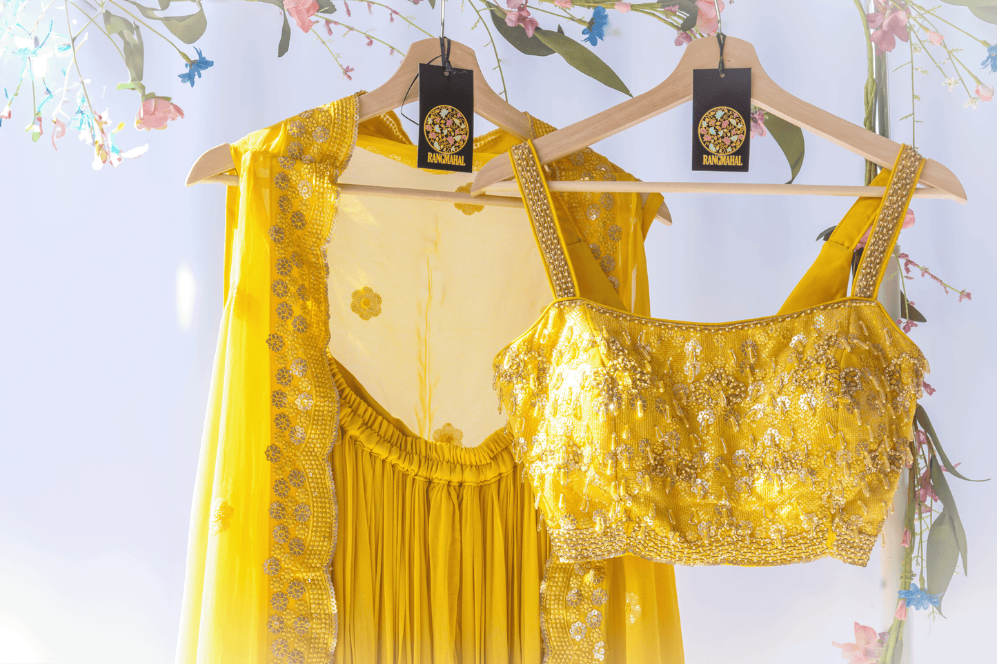 Sharara Set - Yellow