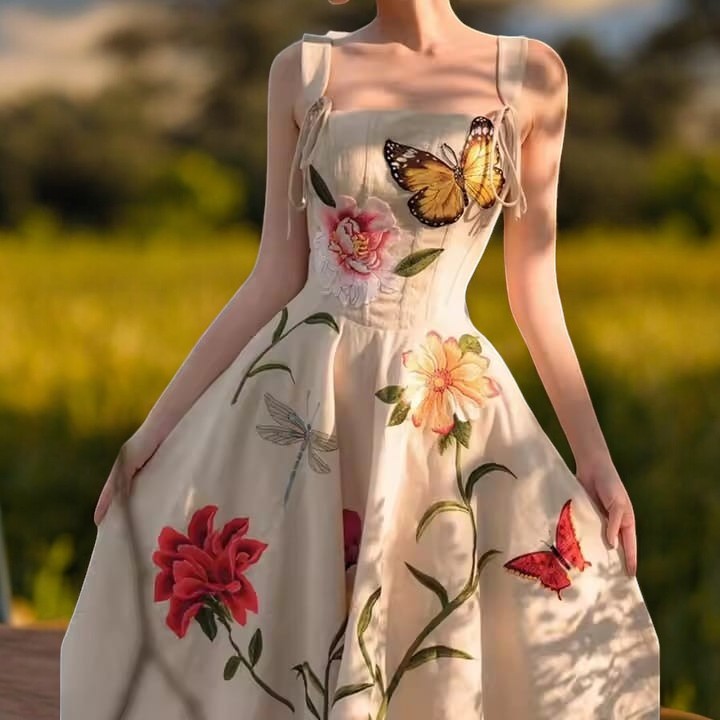 The butterfly dress